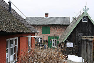 0428 Historische Gebude im Hambuger Stadtteil Tatenberg.