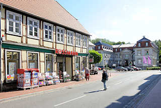 8535 Fachwerkgebude, Wohnhaus / Geschftshaus an der Breitscheidstrasse in Neustadt Glewe.